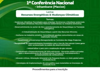 AGMM organiza o 1º Fórum de Geociências e Mudanças Climáticas em Inhambane