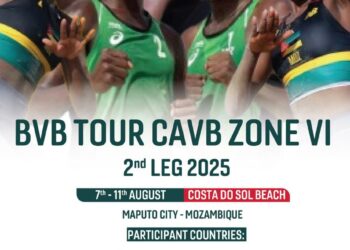Moçambique acolhe de 7 a 11 de agosto a segunda etapa do Campeonato Africano da Zona VI de Voleibol de Praia