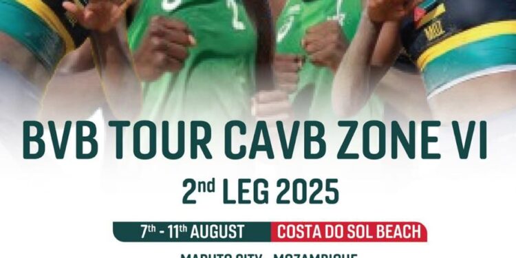 Moçambique acolhe de 7 a 11 de agosto a segunda etapa do Campeonato Africano da Zona VI de Voleibol de Praia