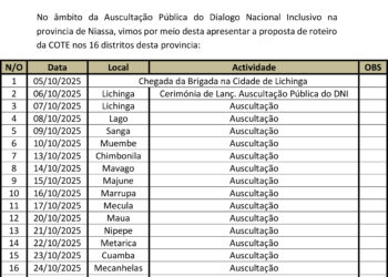 1_NIASSA_Auscultacao do DNI_Itinerários VF