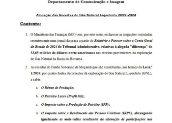 Alocação das Receitas de Gás Natural Liquefeito 2022-2024