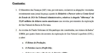 Alocação das Receitas de Gás Natural Liquefeito 2022-2024