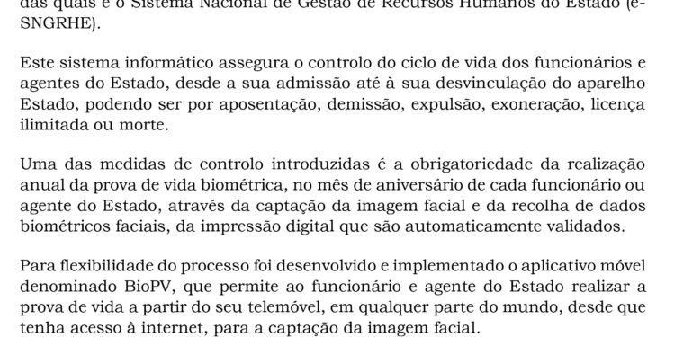 COMUNICADO DE IMPRENSA