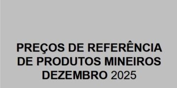 Boletim de Preços de Referência Dezembro 2025