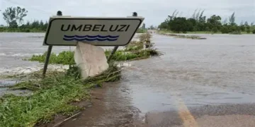 Subida do caudal do rio Umbeluzi condiciona circulação na ponteca de Mazambanine