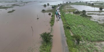 Circulação na Estrada N1 suspensa entre Incoluana e 3 de Fevereiro devido à subida do caudal do Rio Incomáti