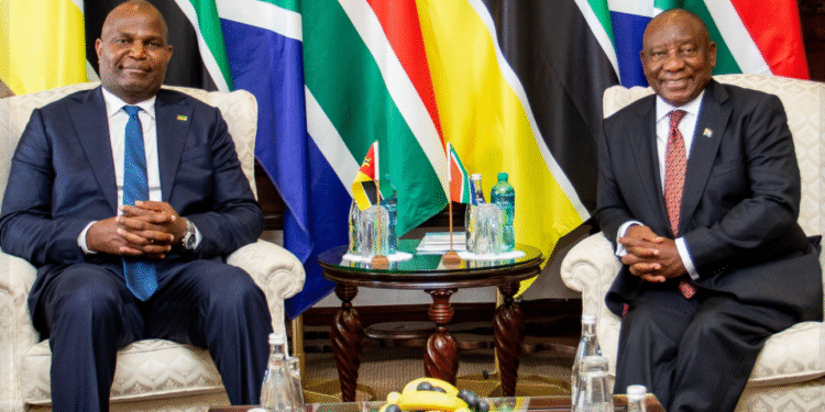 Segurança de moçambicanos domina encontro entre Chapo e Ramaphosa na África do Sul