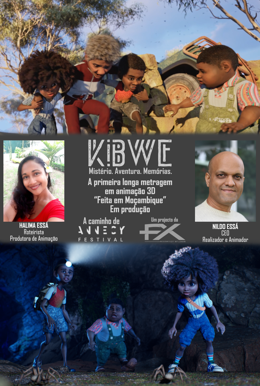 Nildo Essá e Alima Essá levam “KIBWE” ao maior Festival de Animação do mundo
