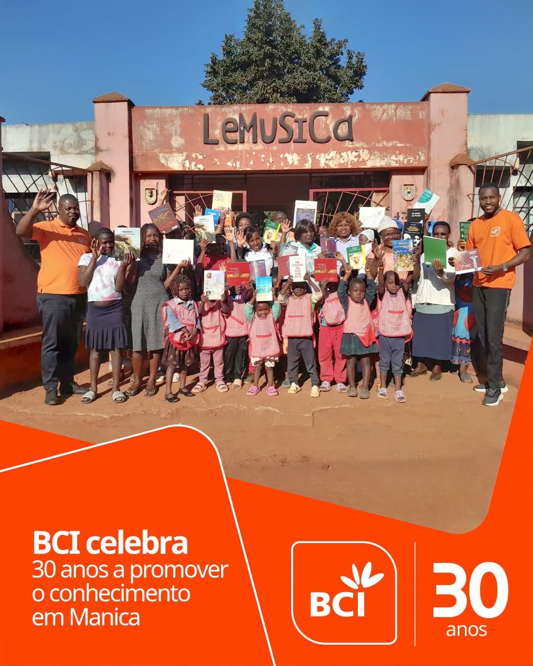 BCI amplia acesso à leitura com entrega de livros em Manica
